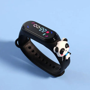 Planet Gates Color xm Fashion Mickey Children Watches For Girls Electronic Bracelet Sports Touch LED Spiderman Doll Kids Watch Women Waterproof Clock