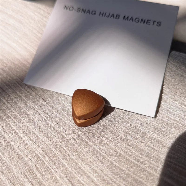 Planet Gates Color3 / CHINA Premium 1 Pair Triangle Strong Magnet Hijabs Clip Accessories Muslim Women's Safety No Hole Fixed Turban Scarf Pins Brooches