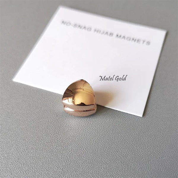 Planet Gates Color5 / CHINA Premium 1 Pair Triangle Strong Magnet Hijabs Clip Accessories Muslim Women's Safety No Hole Fixed Turban Scarf Pins Brooches