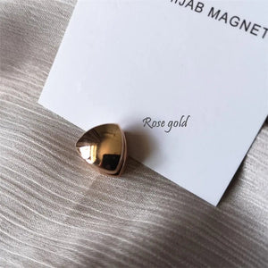 Planet Gates Color6 / CHINA Premium 1 Pair Triangle Strong Magnet Hijabs Clip Accessories Muslim Women's Safety No Hole Fixed Turban Scarf Pins Brooches