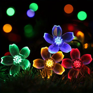 Planet Gates Colorful / 6.49meter 30 Light Brighten Up Your Outdoor Space With This 1pc Solar Garden Flower Light String