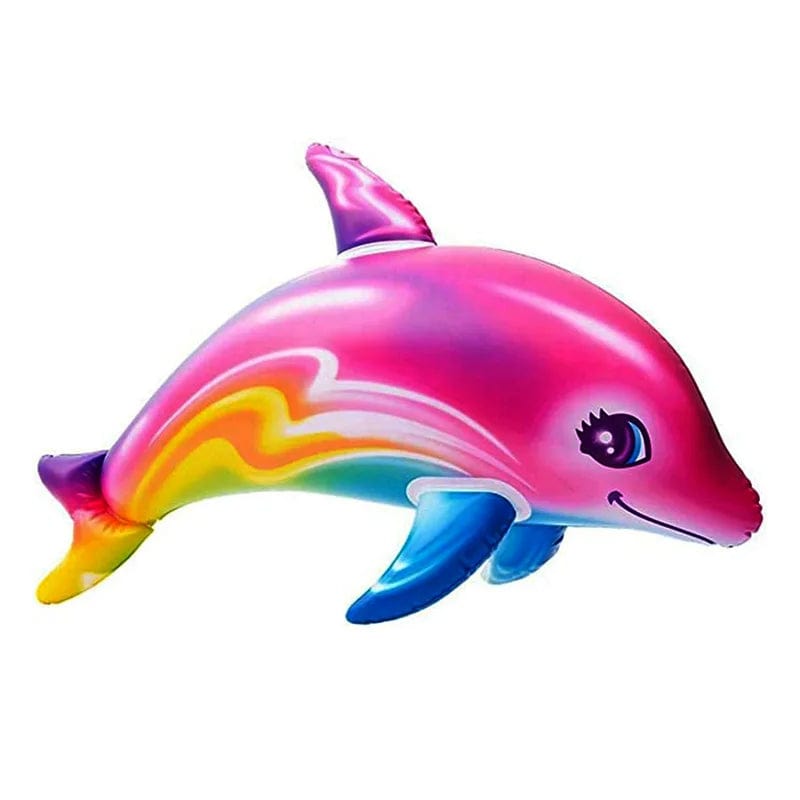 Planet Gates colorful / 85cm 85cm Colorful Inflatable Dolphin Pool Beach Swimming Game Toy Pool Float Water Sports Inflatable Toys for Kids Gifts