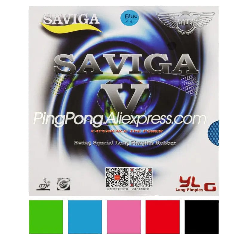 Planet Gates Colorful DAWEI SAVIGA V Pips-long Table Tennis Rubber Pink Green Blue Long Pips SAVIGA-V Ping Pong Topsheet OX