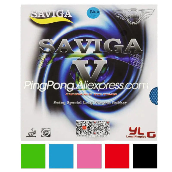 Planet Gates Colorful DAWEI SAVIGA V Pips-long Table Tennis Rubber Pink Green Blue Long Pips SAVIGA-V Ping Pong Topsheet OX