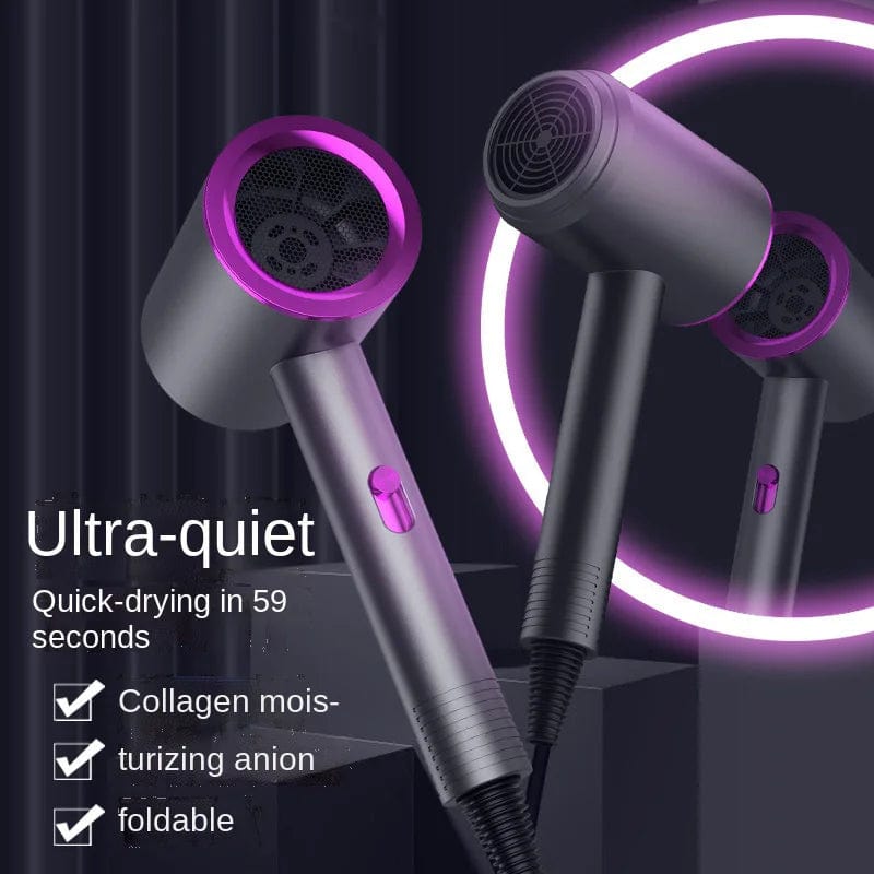 Planet Gates Colorful Fashion Ultra-Thin Portable Hair Dryer Negative Ion Smart Professional Cold And Hot Hair Blower For Salon Home Hotel