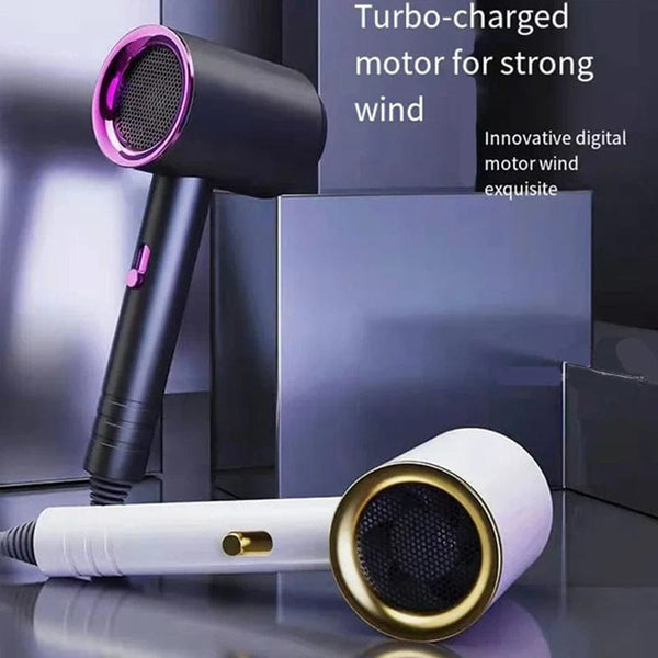 Planet Gates Colorful Fashion Ultra-Thin Portable Hair Dryer Negative Ion Smart Professional Cold And Hot Hair Blower For Salon Home Hotel