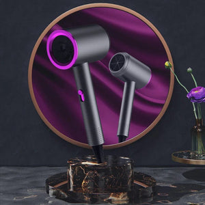 Planet Gates Colorful Fashion Ultra-Thin Portable Hair Dryer Negative Ion Smart Professional Cold And Hot Hair Blower For Salon Home Hotel