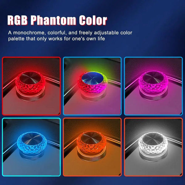 Planet Gates colorful gradient / China Portable Car USB Ambient Light Mini LED Decorative Atmosphere Lamps For Auto Interior Environment Light Computer Light Plug Play