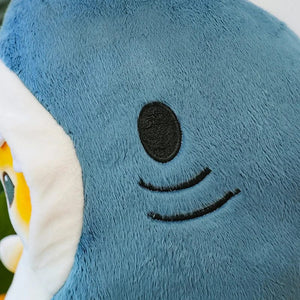 Planet Gates Colorful Gray / 55cm 1pc Anime Shark Cat Plush Toy Cute Stuffed Animals Soft Plushies Doll Toys Pillow Birthday Gift for Kids Adults Girls Home Decor