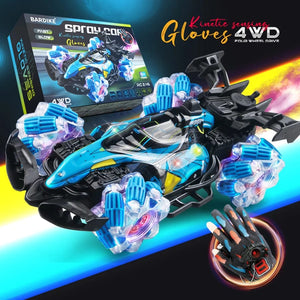 Planet Gates Colorful lights spray stunt racing 4WD shift 2.4G wireless gesture induction racing race remote control toy car