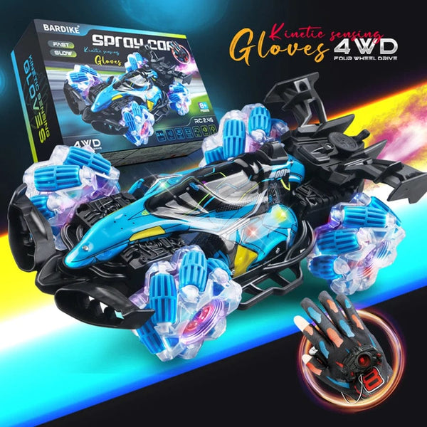 Planet Gates Colorful lights spray stunt racing 4WD shift 2.4G wireless gesture induction racing race remote control toy car