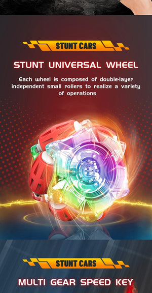 Planet Gates Colorful lights spray stunt racing 4WD shift 2.4G wireless gesture induction racing race remote control toy car