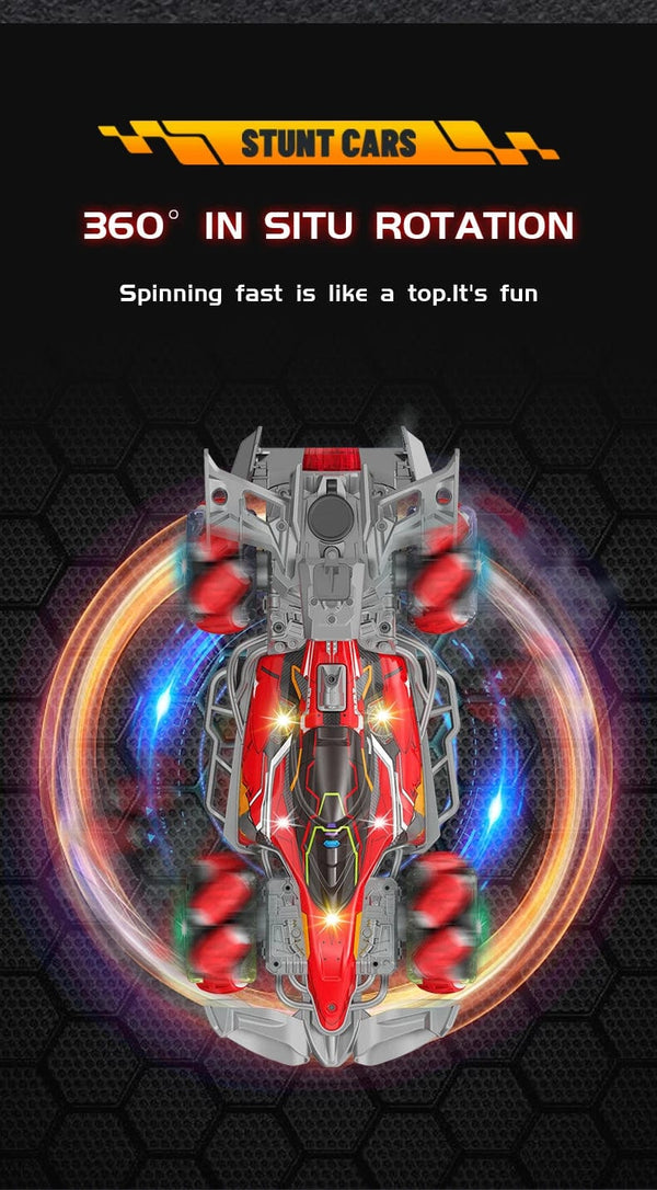 Planet Gates Colorful lights spray stunt racing 4WD shift 2.4G wireless gesture induction racing race remote control toy car