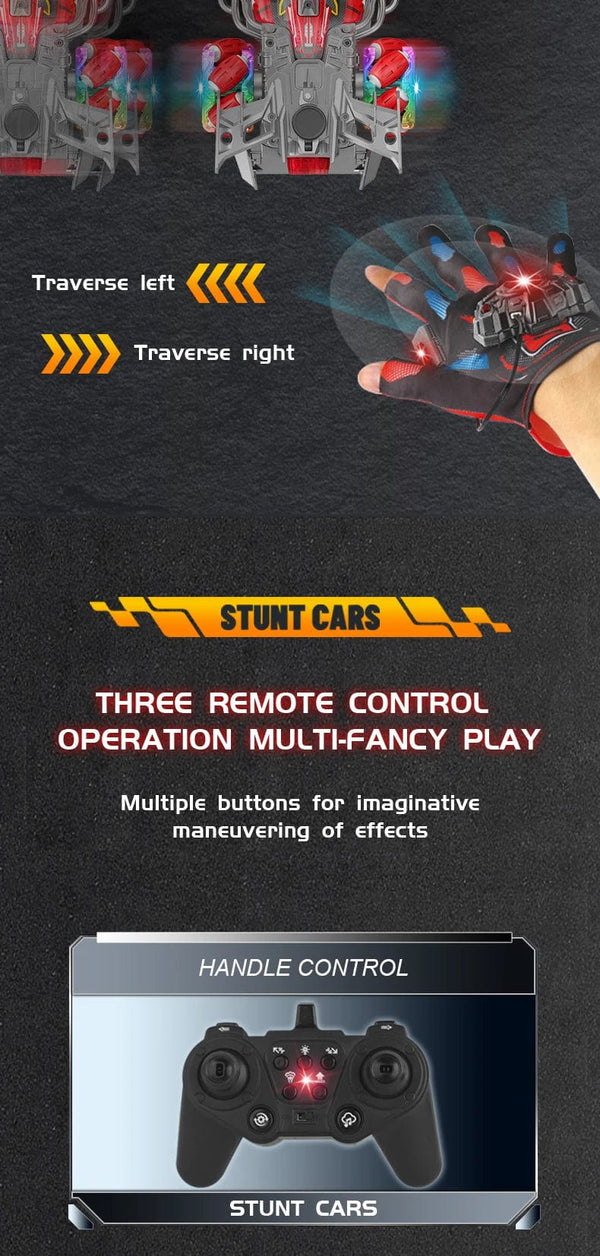 Planet Gates Colorful lights spray stunt racing 4WD shift 2.4G wireless gesture induction racing race remote control toy car