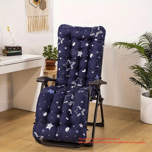 Planet Gates Colorful Meteor / 170*53CM 1pc Sun Lounger Cushion High-Backed Cushion Sunbed Garden Recliner Replacement Anti Slip Pad Yard Patio Home Decor