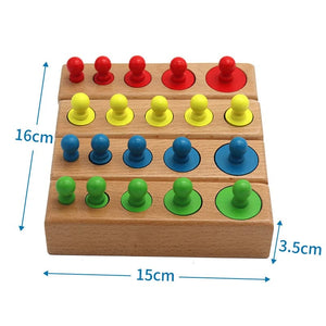 Planet Gates Colour A Montessori Cylinder Socket Puzzles Toy Baby Development Practice And SensesPreschool Educational Wooden Toys For Children