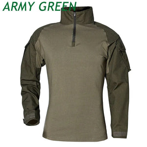 Planet Gates Combat Uniform Shirt Camouflage US Asian Size S-3XL Cargo Sport Tops Airsoft Paintball Tactical T-Shirts Hiking