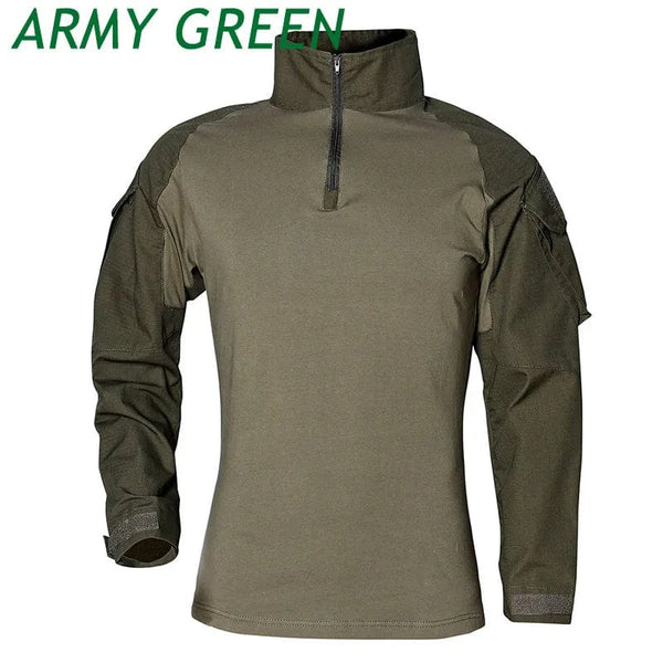 Planet Gates Combat Uniform Shirt Camouflage US Asian Size S-3XL Cargo Sport Tops Airsoft Paintball Tactical T-Shirts Hiking