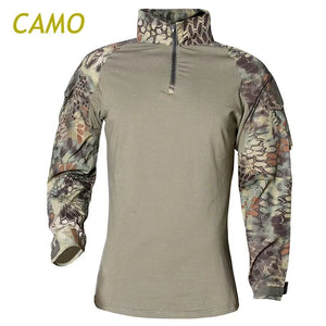 Planet Gates Combat Uniform Shirt Camouflage US Asian Size S-3XL Cargo Sport Tops Airsoft Paintball Tactical T-Shirts Hiking