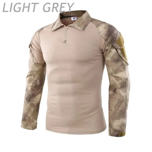 Planet Gates Combat Uniform Shirt Camouflage US Asian Size S-3XL Cargo Sport Tops Airsoft Paintball Tactical T-Shirts Hiking