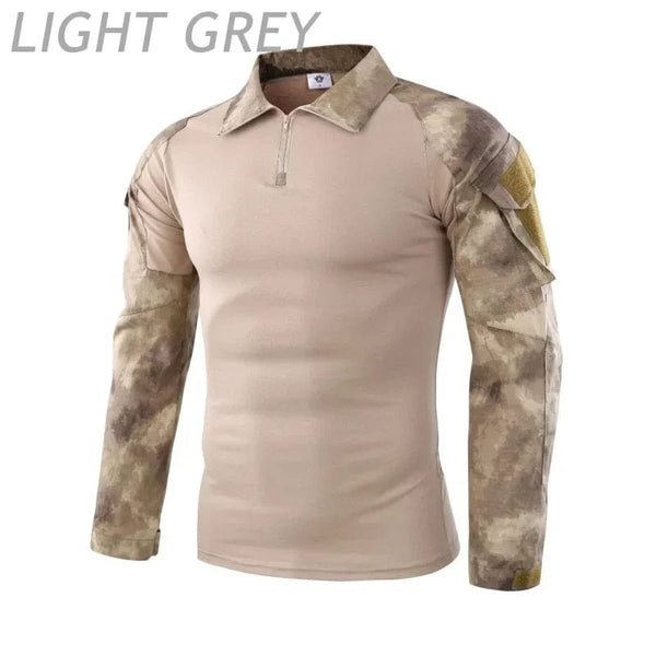 Planet Gates Combat Uniform Shirt Camouflage US Asian Size S-3XL Cargo Sport Tops Airsoft Paintball Tactical T-Shirts Hiking