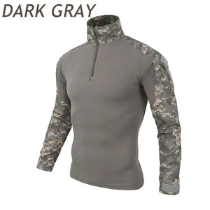 Planet Gates Combat Uniform Shirt Camouflage US Asian Size S-3XL Cargo Sport Tops Airsoft Paintball Tactical T-Shirts Hiking