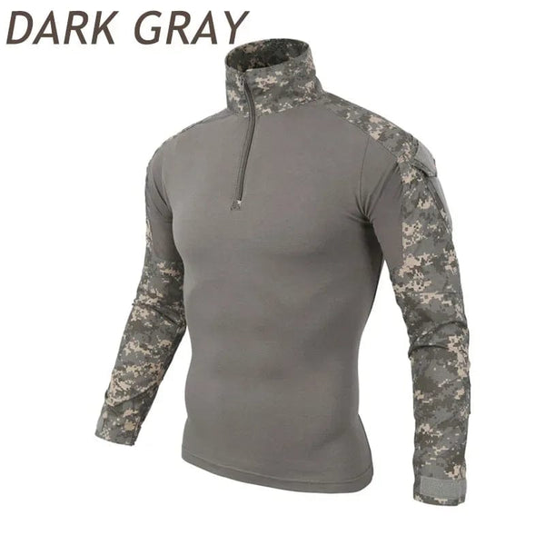 Planet Gates Combat Uniform Shirt Camouflage US Asian Size S-3XL Cargo Sport Tops Airsoft Paintball Tactical T-Shirts Hiking