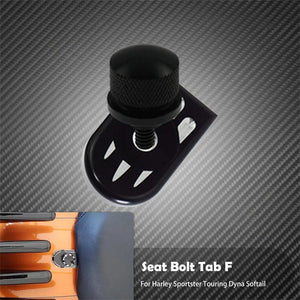 Planet Gates Combine F Universal Motorcycle Rear Fender Seat Bolt Screw Nut Tab Kit Mount Knob Cover For Harley Dyna Sportster XL Touring FLHR Softail