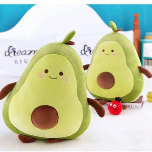 Planet Gates Comfortable Avocado Soft Pillow Plush Toy Kawaii Cartoon Fruits Appease Girls Baby Doll Toys