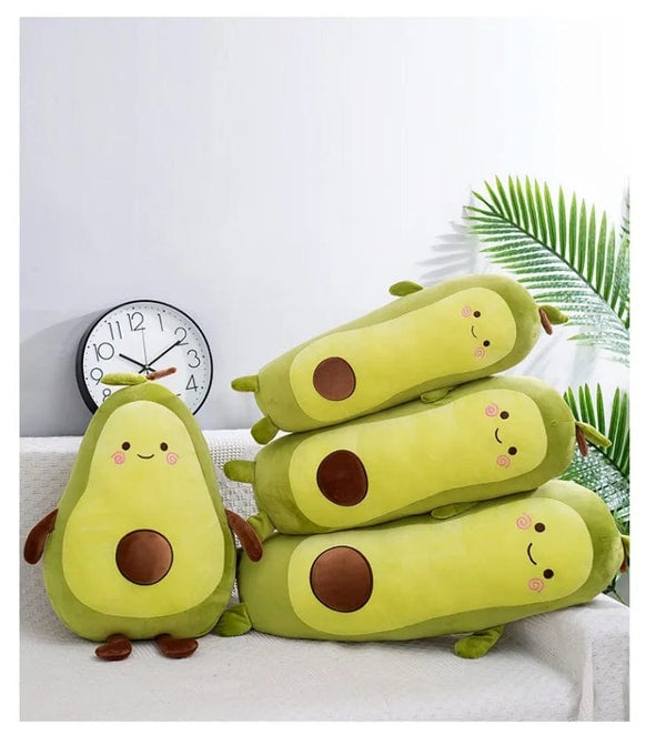 Planet Gates Comfortable Avocado Soft Pillow Plush Toy Kawaii Cartoon Fruits Appease Girls Baby Doll Toys