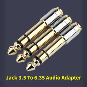Planet Gates Consumer Electronics Jack 3.5 To 6.35 Audio Adapter 6.5mm To 3.5mm Converters Male Female Connector Headphone Plug 6.3mm 6.5