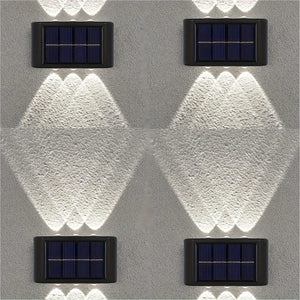 Planet Gates Cool White / 4 Pcs Staaricc 6/4/2pcs Solar Wall Light, Outdoor 6 LED Deck Lights, Wall Light,For Courtyard, Street, Fence, Garage, Garden Perfect Decoration