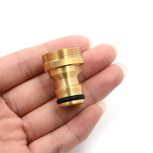 Planet Gates Copper 1pc Brass Quick-Connect Garden Hose Tap Adaptor - Easily Connect Your Water Pipe!