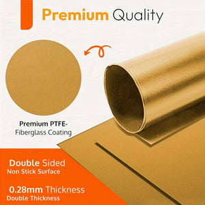 Planet Gates Copper 1pc Oven Bottom Oven Liners, Non-stick Reusable Liners, Suitable For Electric Ovens, Gas Ovens, Toasters, Grills, Kitchen Accessories, Keep Ovens Clean, Fiberglass Baking Mat, Oven Mat, BBQ Accessories