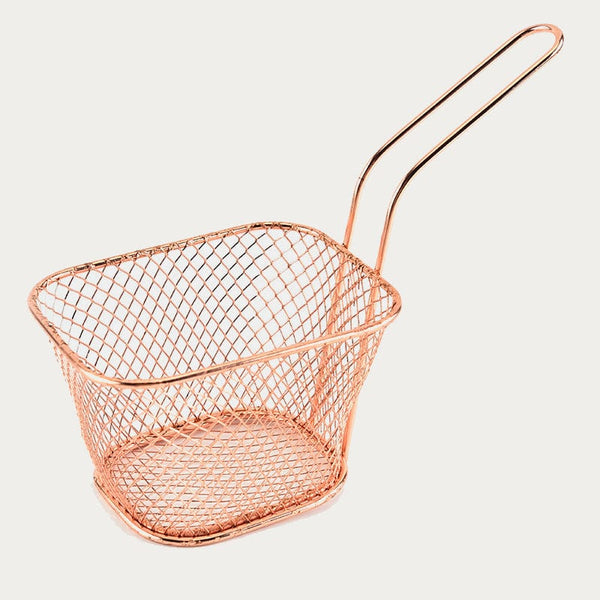 Planet Gates Copper 1pc Stainless Steel Oil Drain Rack - Perfect for French Fries, Frying, and Food Presentation!