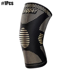 Planet Gates Copper Knee Brace Knee Support Compression Sleeves Knee Pads for Sport,Meniscus Tear,ACL,Arthritis,Joint Pain Relief,Working Out