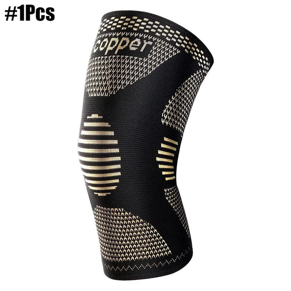 Planet Gates Copper Knee Brace Knee Support Compression Sleeves Knee Pads for Sport,Meniscus Tear,ACL,Arthritis,Joint Pain Relief,Working Out