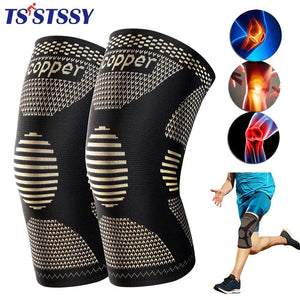 Planet Gates Copper Knee Brace Knee Support Compression Sleeves Knee Pads for Sport,Meniscus Tear,ACL,Arthritis,Joint Pain Relief,Working Out