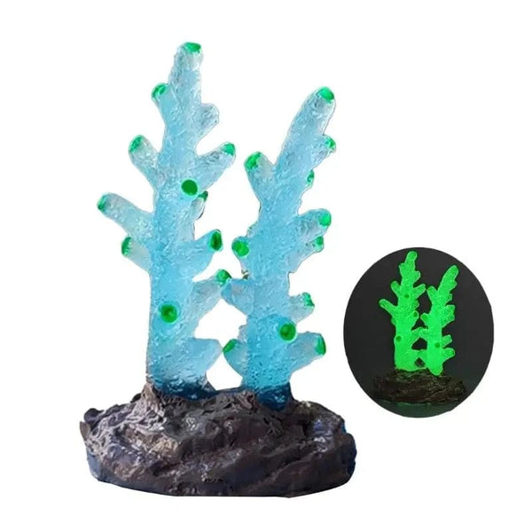 Planet Gates Coral G 9Pcs Miniatures Luminous Fish Tank Aquarium Simulated Coral Decoration Fishes Bowls Resin Plants Ornaments Figurines Accessories