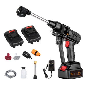 Planet Gates Cordless High pressure Water Gun 21V 8000mAh 300W 60BAR Spray Car Washer Tool Household Portable Rechargeable Water Gun Machine