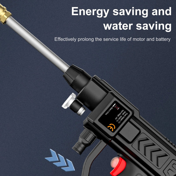 Planet Gates Cordless High pressure Water Gun 21V 8000mAh 300W 60BAR Spray Car Washer Tool Household Portable Rechargeable Water Gun Machine