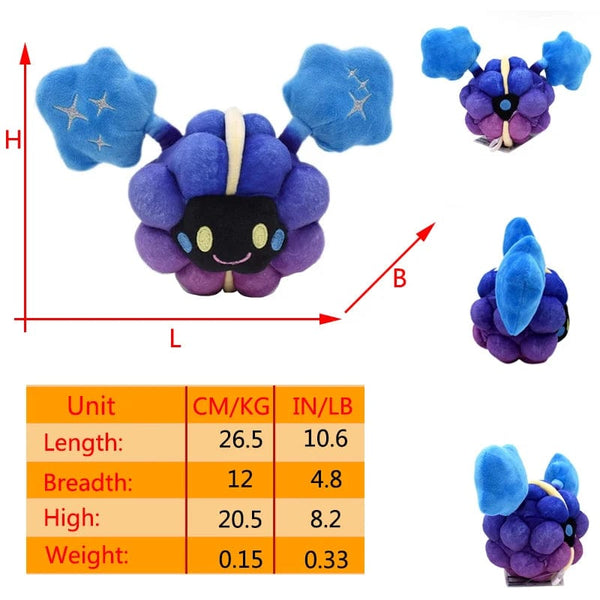 Planet Gates Cosmog Pokemon Gengar Cosmog Haunter Plushies Toy Koffing Gastly Ditto Kawaii Purple Anime Peluche Stuffed Doll Christmas Souvenir Gift