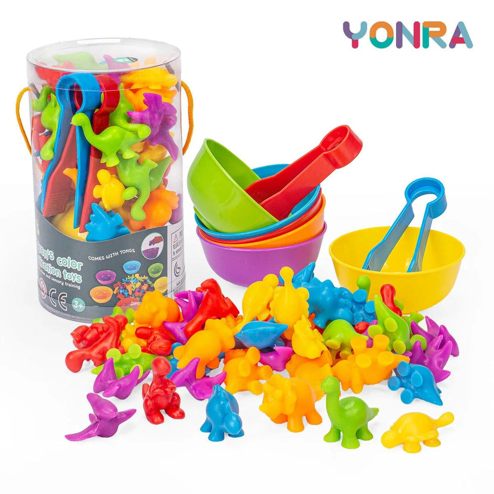 Planet Gates Counting Animal Sorting Toys for Toddlers Preschool Learning Activities for Math Color Cognition Montessori Baby STEM Gift