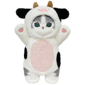 Planet Gates Cow / 50cm Original Mofusand Kawaii Cos Cat kawaii Animal Plushies 50cm Cosplay Animals Dinosaur Cow Bear Cute Plush Doll Children Gift Toy