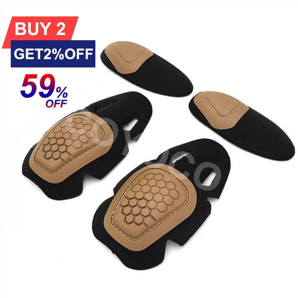 Planet Gates COYOCO Military Tactical Dragon Armor g4 Frog Suit Knee Support Pads & Elbow Brace Paintball Airsoft Kneepads Interpolated Set