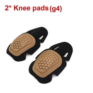 Planet Gates COYOCO Military Tactical Dragon Armor g4 Frog Suit Knee Support Pads & Elbow Brace Paintball Airsoft Kneepads Interpolated Set