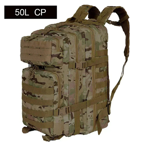 Planet Gates CP 50L / CHINA Lawaia Tactical Backpacks 30L/50L Outdoor Rucksacks Camping Hiking Trekking Fishing Hunting Bag with Bottle Holder