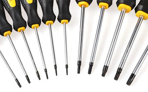 Planet Gates CR-V Security Hole Torx Screwdriver Combination Set Magnetic Screw Driver Bit T5-t30 Kit For Telephone Computer Repair Hand Tool