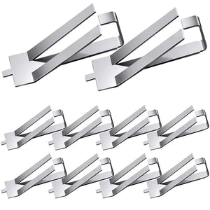 Planet Gates Creality 4PCS 3D Printer Parts Stainless Steel Glass Heated Bed Clips Clamp Holder Heatbed Clip For Ender 3 V2 Ender3 Pro CR-10S