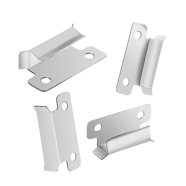 Planet Gates Creality 4PCS 3D Printer Parts Stainless Steel Glass Heated Bed Clips Clamp Holder Heatbed Clip For Ender 3 V2 Ender3 Pro CR-10S